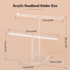 Acrylic Headband Holder Hair