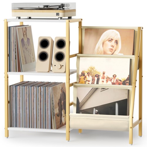 Record player stand with - stand,