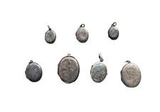 Vintage Sterling Silver Oval