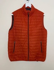 Zara Quilted Gilet XL Orange