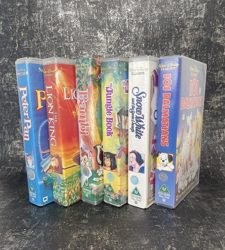 Disney classics vhs - 6x, (lion