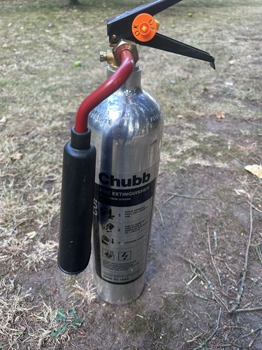 Chrome chubb 2kg co2 fire - co2,