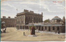 Old postcard baths buxton - -,