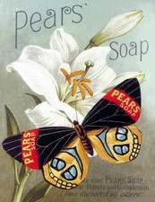 PEARS SOAP A4 laminated vintage travel railway advertisements art wall posters