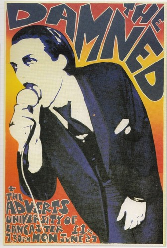 Damned concert vintage band - concert,