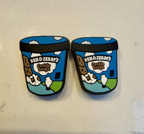 Ice cream shoe charms - ice,