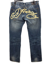 Ed Hardy by Christian Audigier Jeans Men's Vintage Jeans Big Logo Y2k 38x34