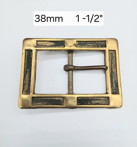 Brass rectangle full belt - brass,