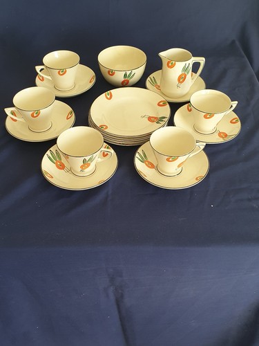 Vintage palissy art deco china - art,