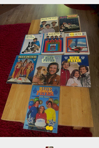 Vintage blue peter books - x,
