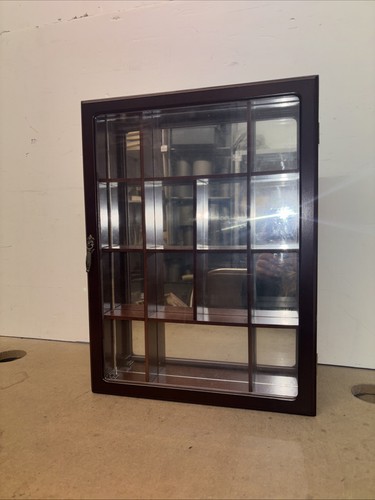 Glass fronted wooden - glass,