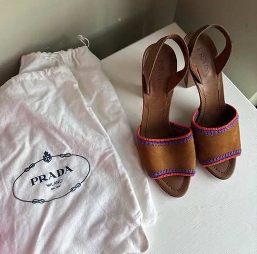 Vintage brown suede prada - vintage,