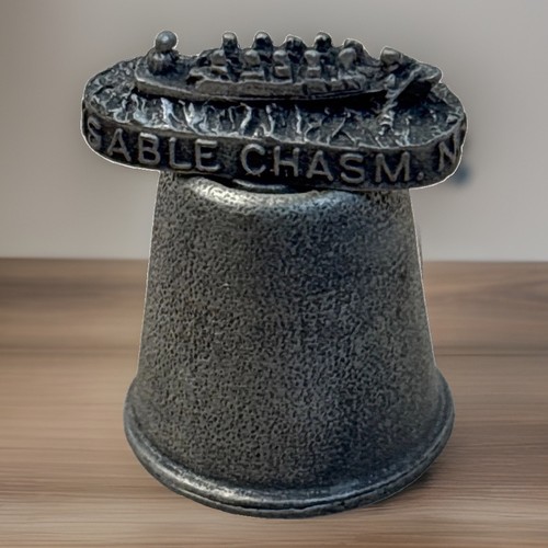 Vintage pewter thimble ausable - vintage,
