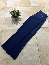 J.Lindeberg Men's Navy Blue Golf Trousers 32" Waist, 32" Length