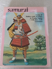 Vintage wargame SAMURAI by Avalon Hill 2 -8 players 1980