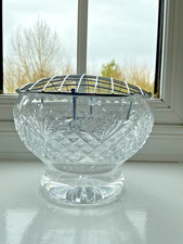 Vintage Crystal Rose Bowl Cut