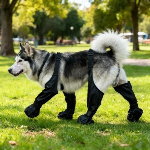 Waterproof dog suspender - dog, boots