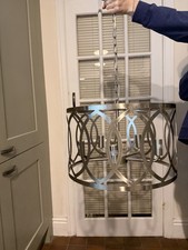 Metal Lampshade and fitting. 