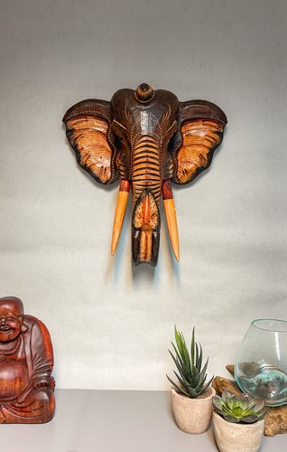 Elephant wall mask - elephant,