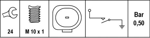 Fits hella 6zl008 280 001 - hella, 280-001