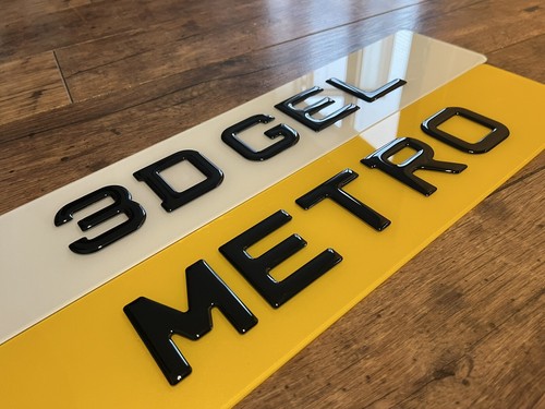 Gel metro font number - gel,