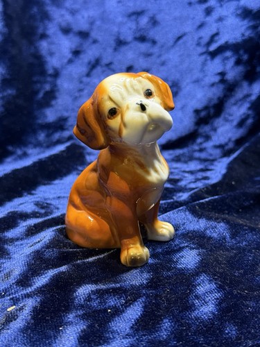 Vintage ceramic spaniel - spaniel, dog