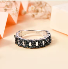 Blue Diamond 925 Sterling