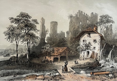 Lully thonon ruins - thonon, chateau