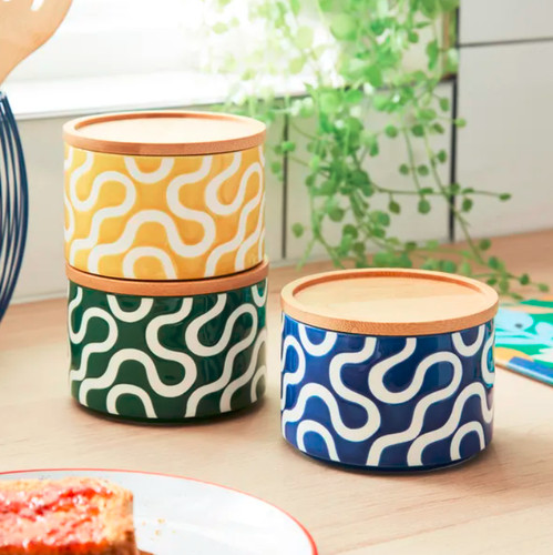 3pc round ceramic - 3pc, tea