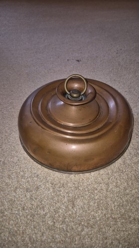 Vintage copper bed warmer - copper,