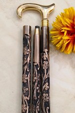 New Solid Brass Handle Wooden