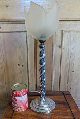 Art deco chrome twisted - deco,