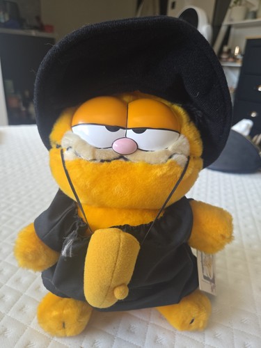 Vintage garfield plush - vintage, witchy