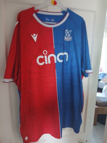 Crystal palace home shirt - crystal,