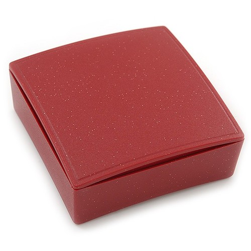 Glitter red earrings brooch - glitter, earrings/