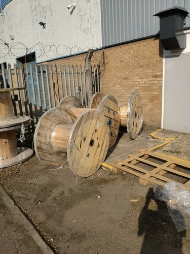Wooden cable drum reel - wooden,