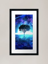 tree design art Framed Art