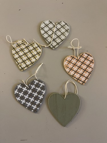 Set wooden hanging - set,
