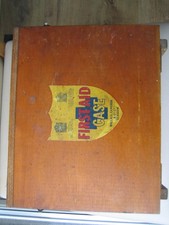 Mid century Wallace. Cammeron Ltd Glasgow wooden veneer First Aid Case