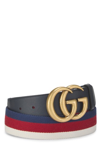 Gucci navy web canvas - web,