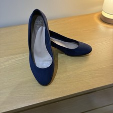 M&S Collection Wide Fit Navy