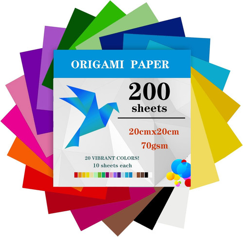 200 sheets origami paper - sheets,
