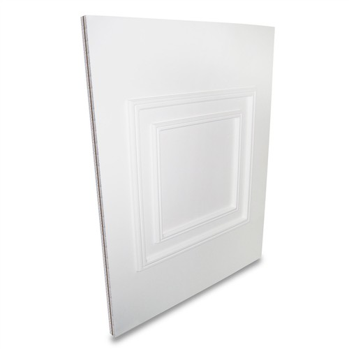 White upvc door panel - white,