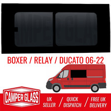 Peugeot Boxer Citroen Relay Fiat Ducato Passenger Side Sliding Window - 2006 On