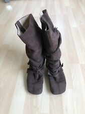 Boho Brown Suede Boots - UK 37 