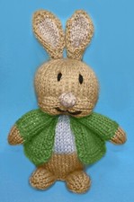 KNITTING PATTERN - Barnabas inspired choc orange cover /17cm Peter Rabbit toy