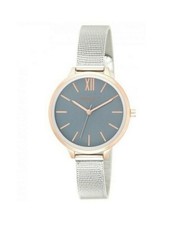 Ladies Two Tone Mesh Bracelet