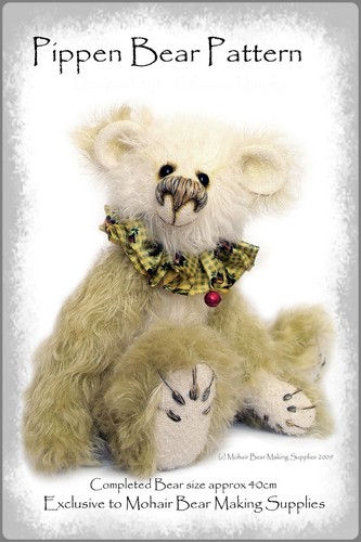 Ooak mohair teddy bear sewing - ooak,