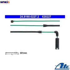 WARNING CONTACT BRAKE PAD WEAR