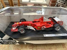 Rare Hot Wheels Ferrari F2005  1:18 Michael Schumacher Scuderia MIB G9727